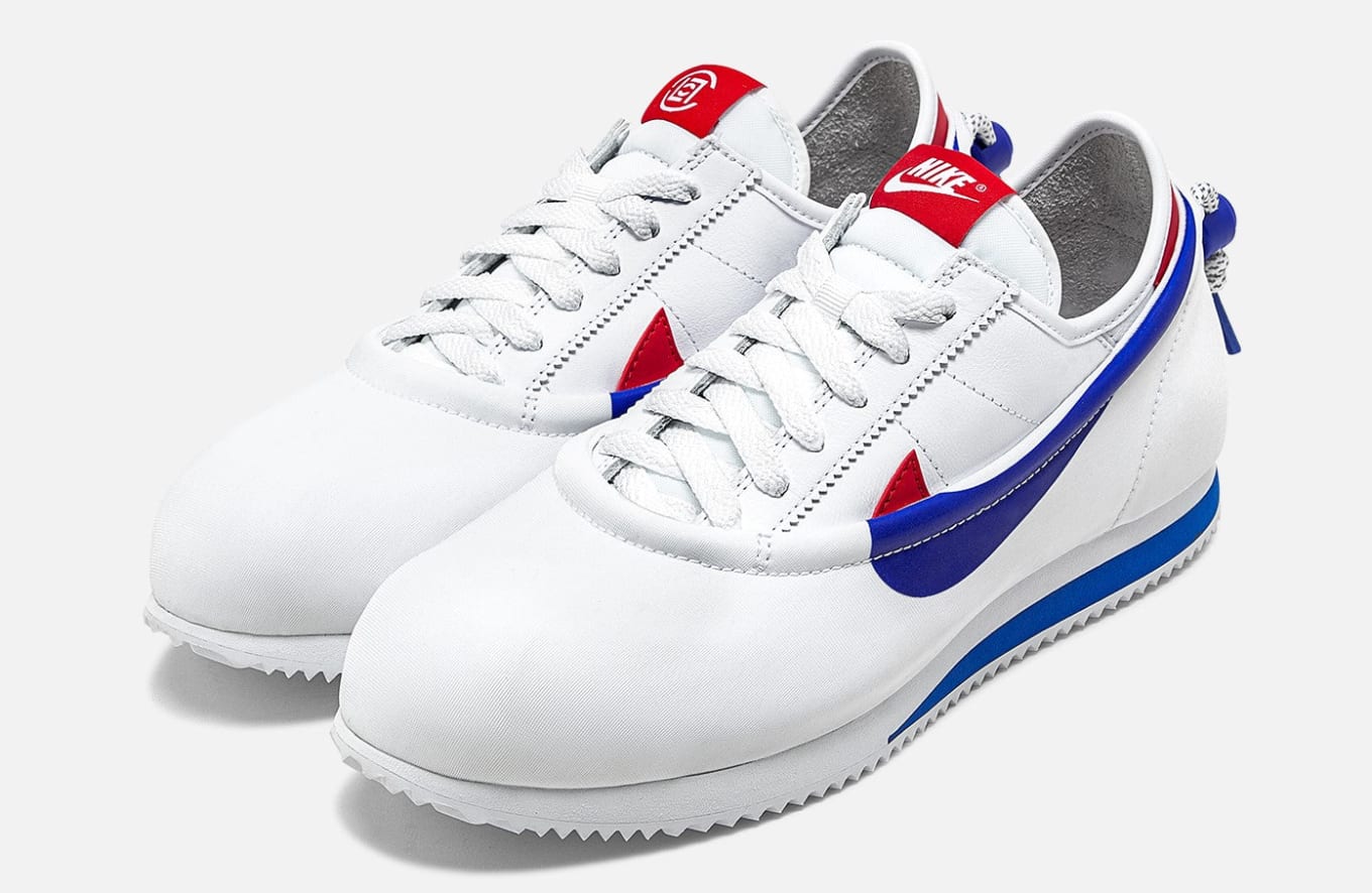 yellow and white nike cortez
