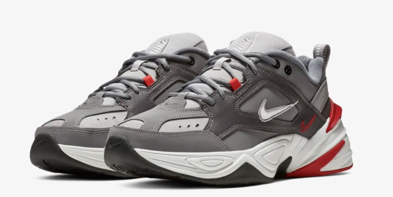 Nike M2K Tekno 'Gunsmoke/Natural Heather/University Red' Release Date Sole Collector