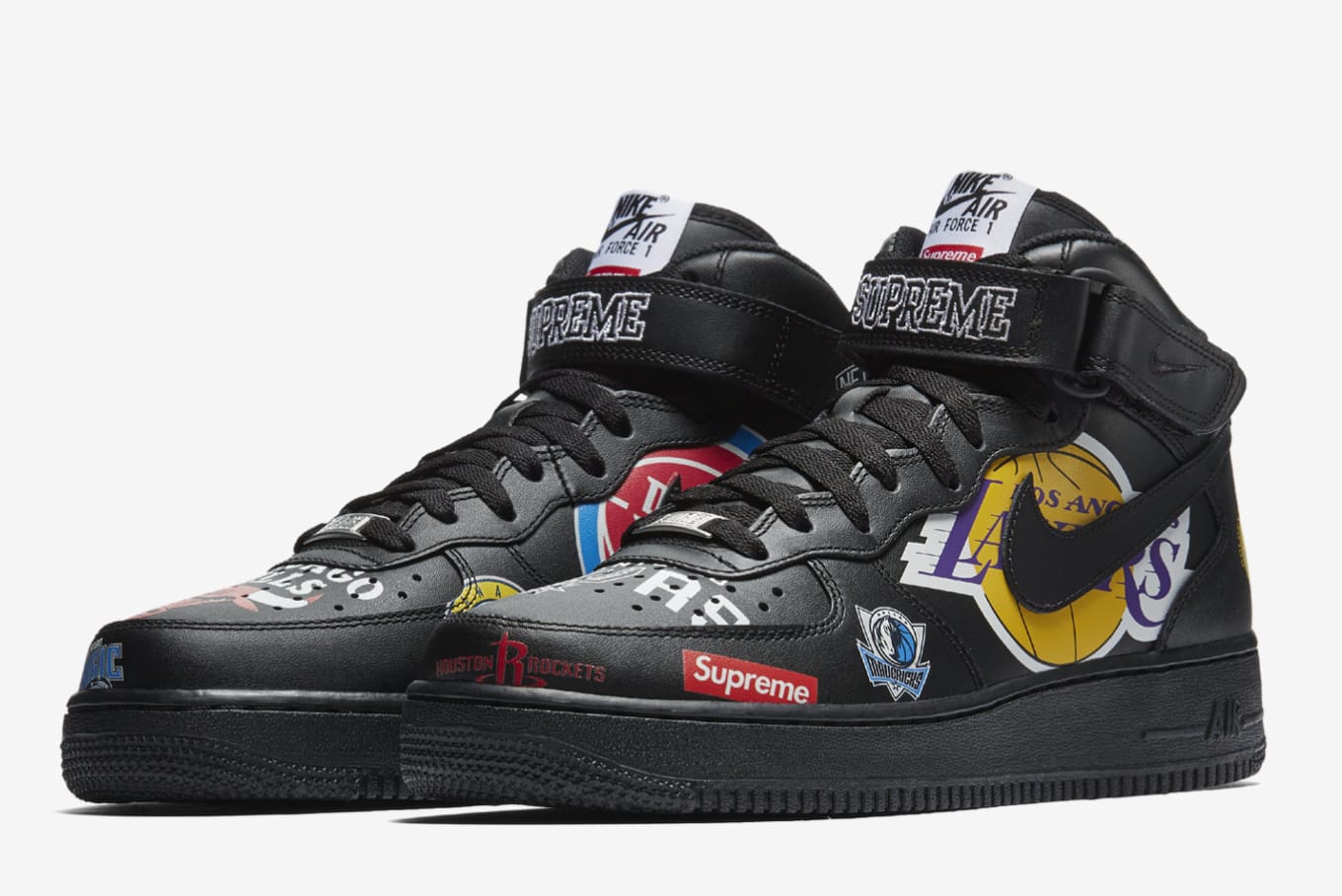 Supreme x NBA x Nike Air Force 1 Mid SNKRS Release | Sole Collector