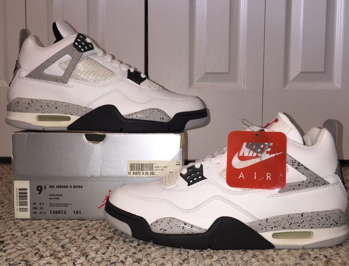 Air Jordan 4 "White Cement" (1999) Air Jordans Ebay April 4 2017