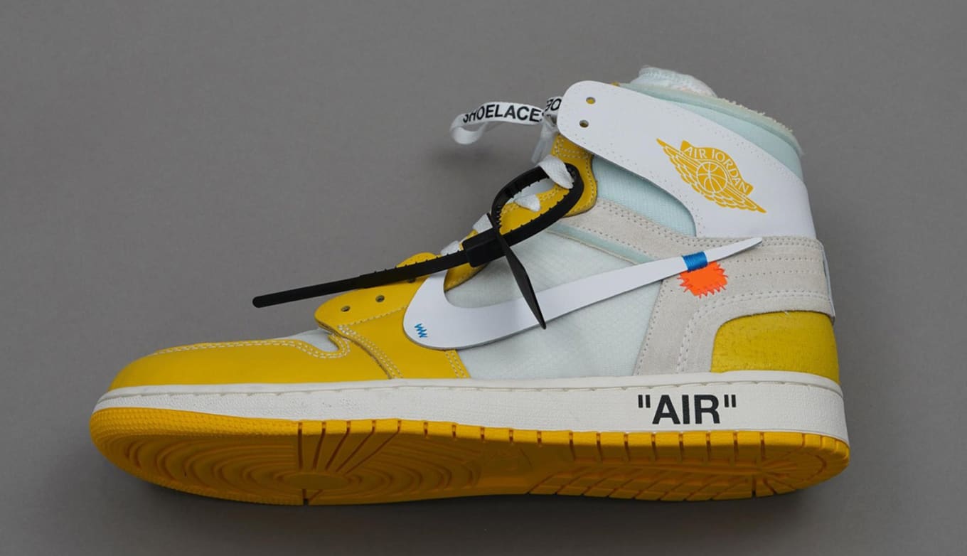 jordan one off white canary