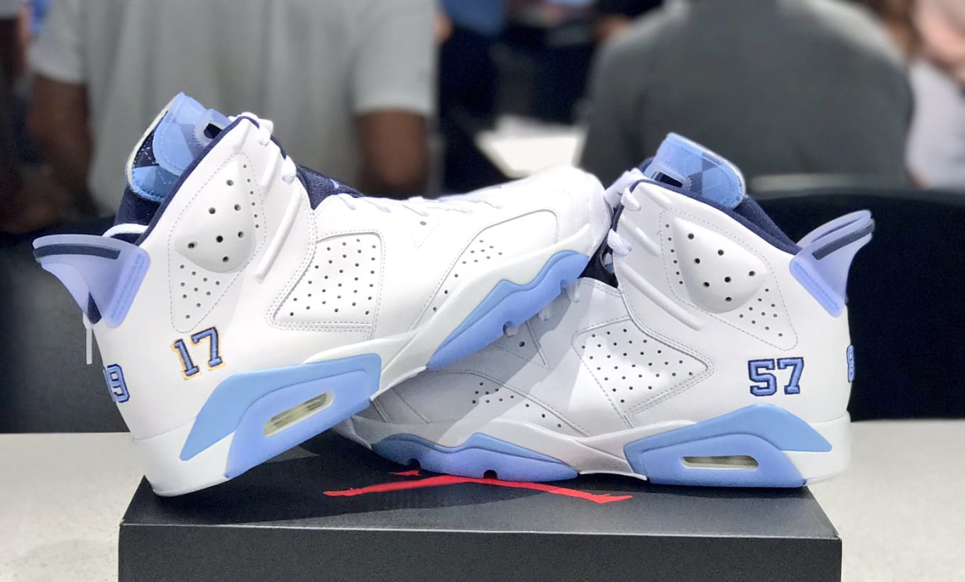 North Carolina Air Jordan 6 