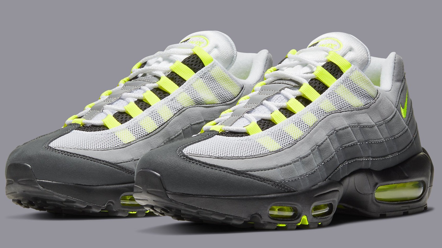 nike shoes grey and lime green
