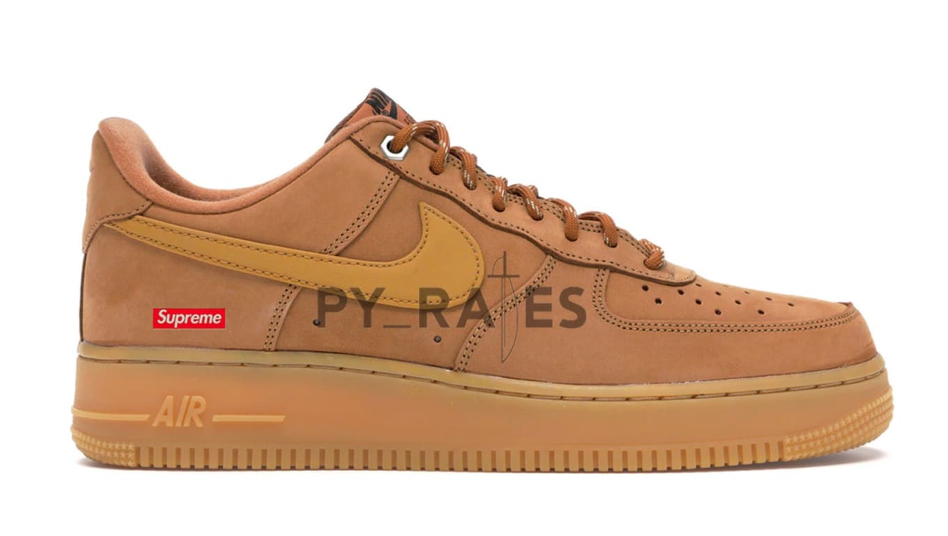 Supreme x Nike Air Force 1 Low 'Flax 