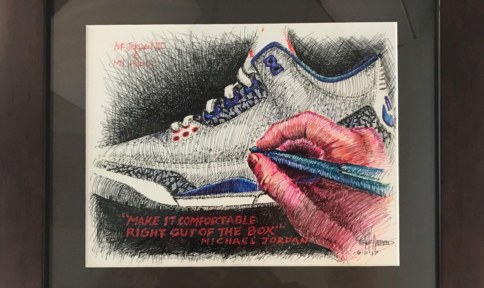 tinker hatfield sketch
