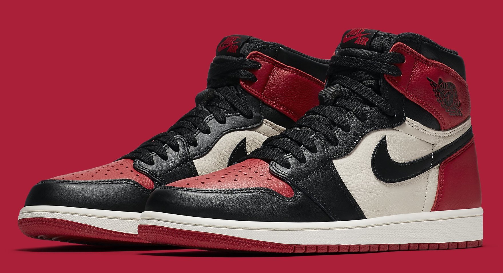 jordan 1 bred black red