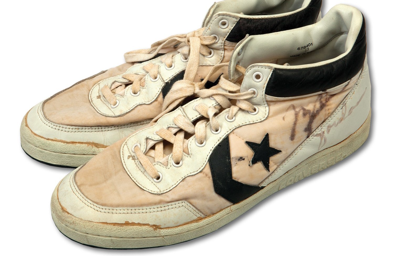 Michael Jordan S First Gold Medal Sneakers Sell For World Record 190 000 Sole Collector
