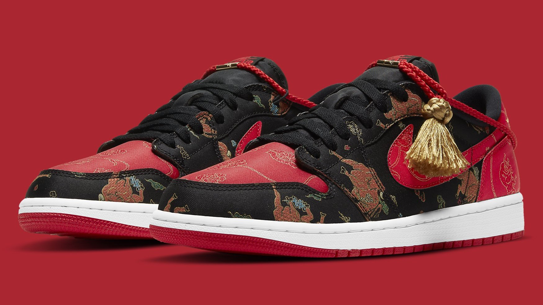 Air Jordan 1 Retro Low Og Chinese New Year Release Date Dd2233 001 Sole Collector