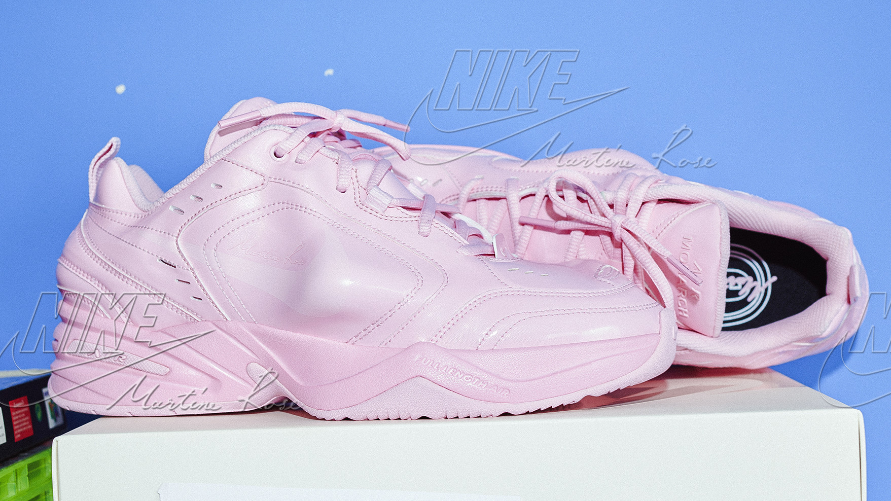 nike air monarch x martine rose