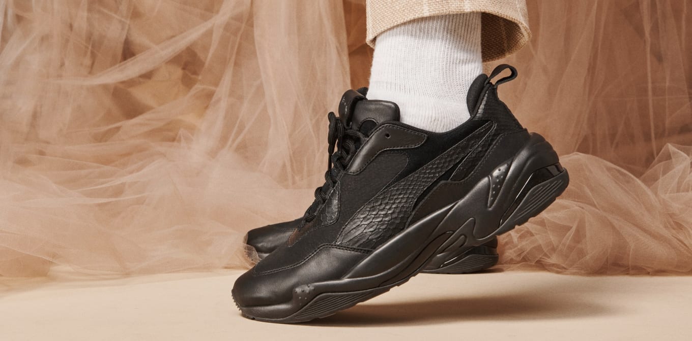 puma thunder desert black