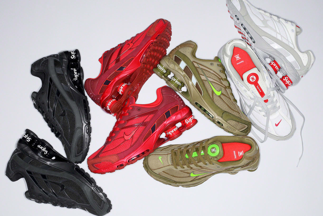 Supreme x nike shoes