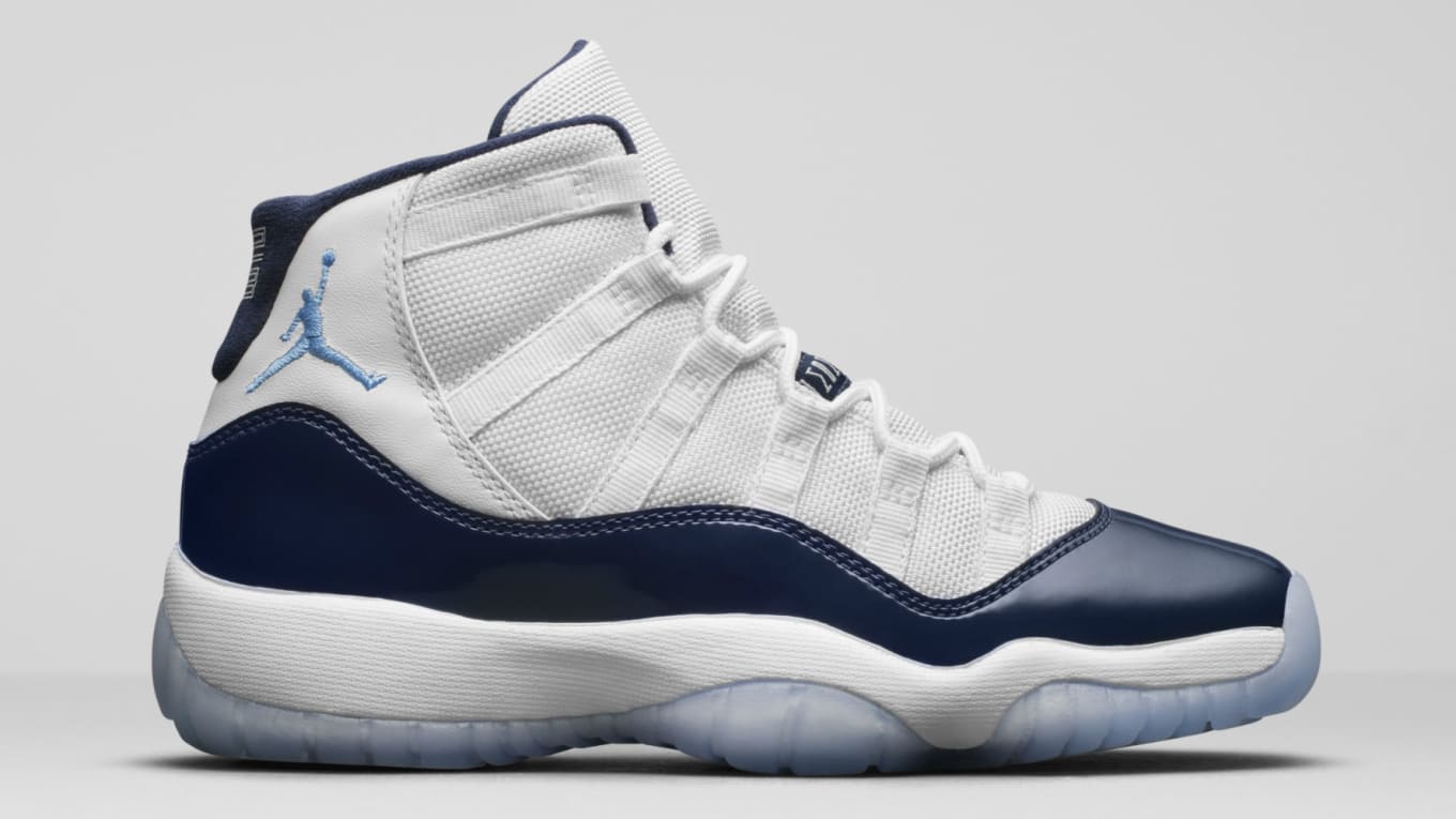 Jordan 11s white and blue outlet