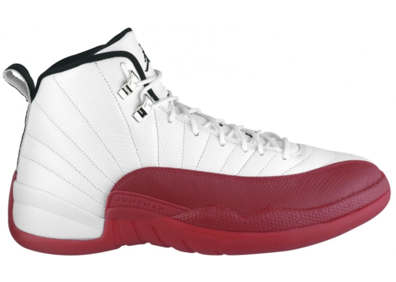 retro jordan 12 red and white