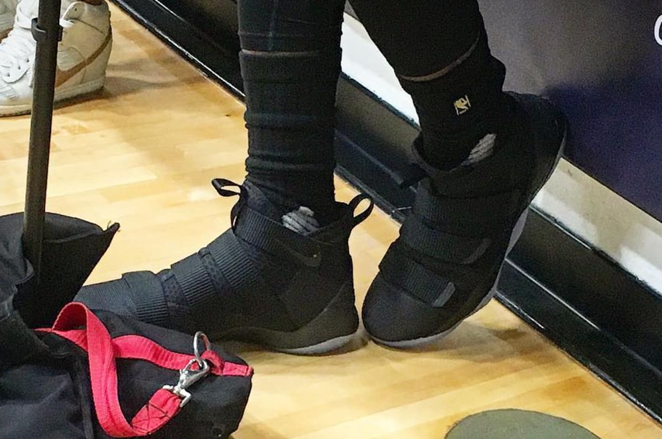 LeBron James Wearing Nike LeBron Soldier 11 Practice | Sole Collector