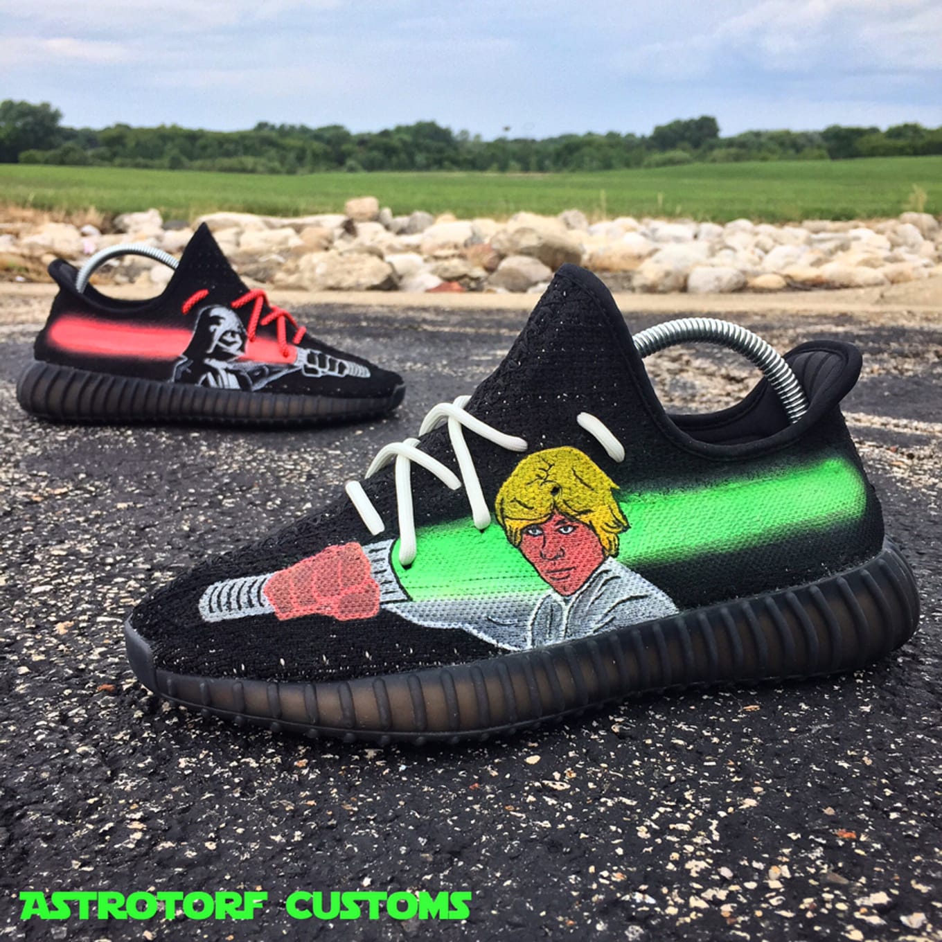 dragon ball z yeezy custom