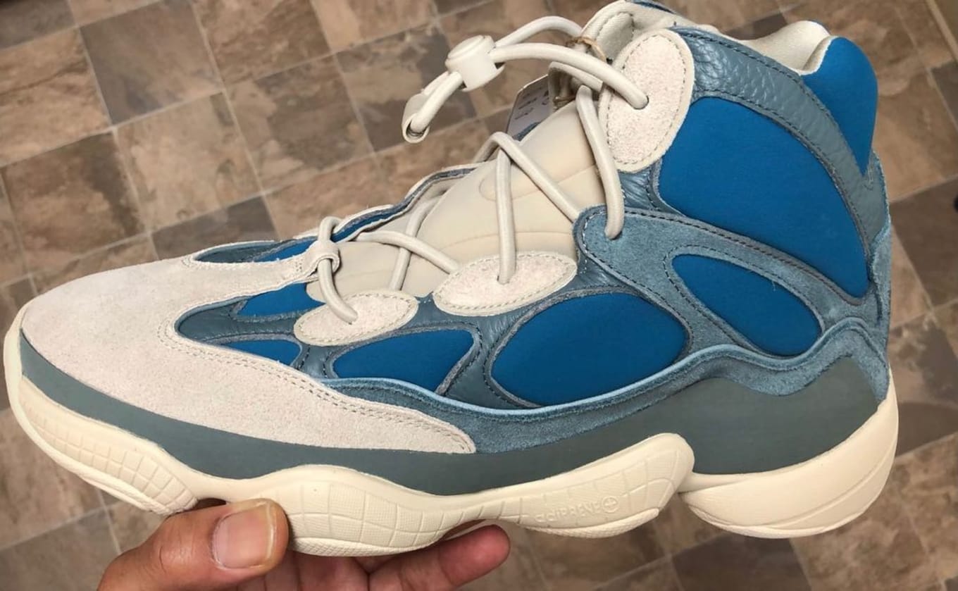 Frozen blue yeezy 500