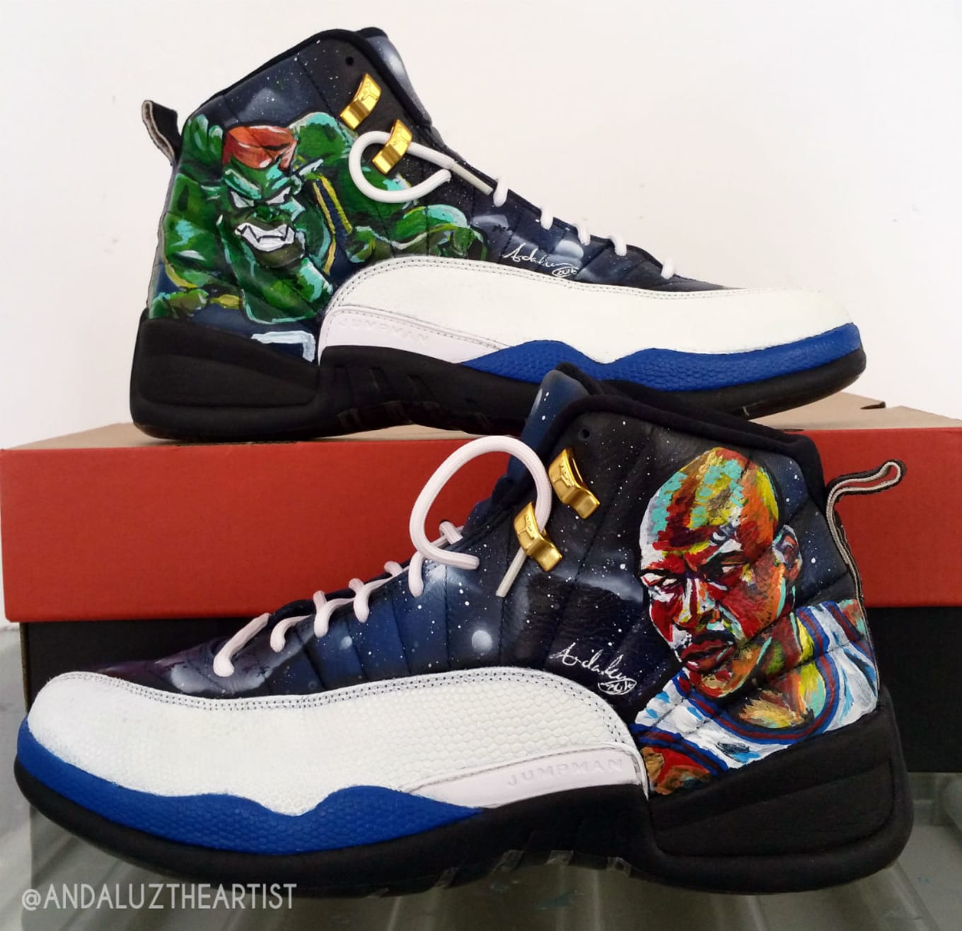 jordan 12 custom made