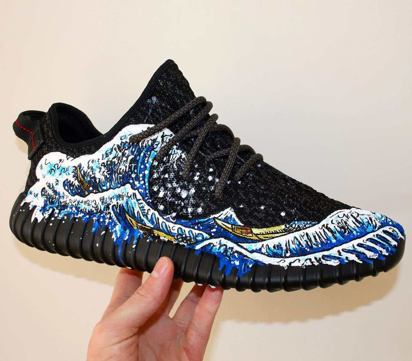 real custom yeezys