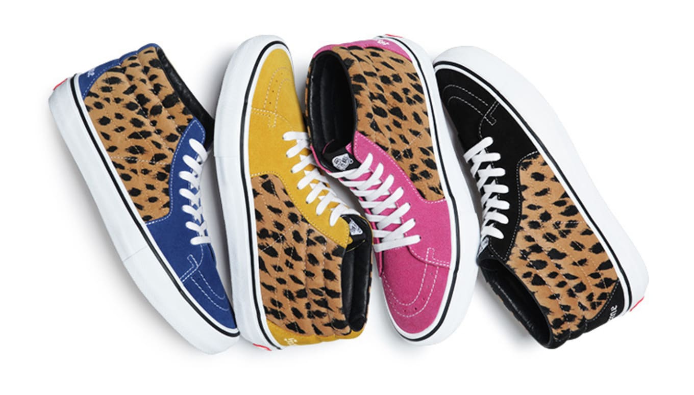 supreme vans cheetah cheap online