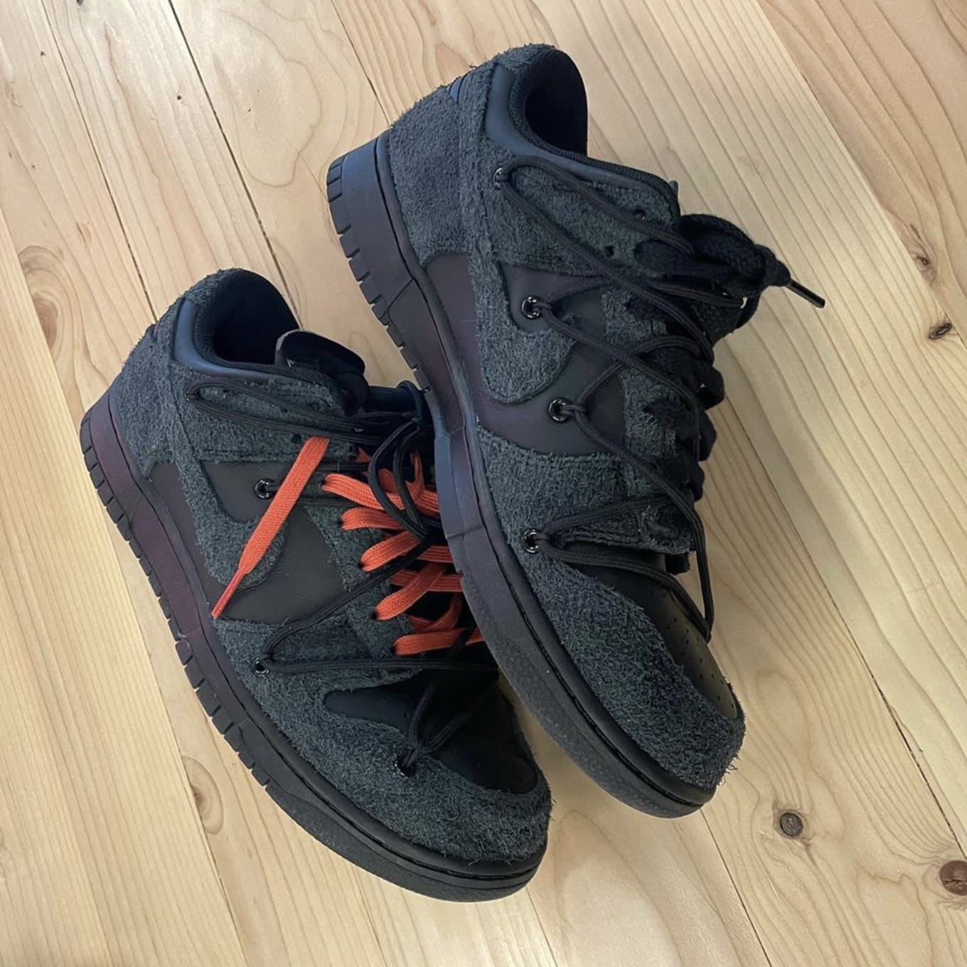 off white dunks black