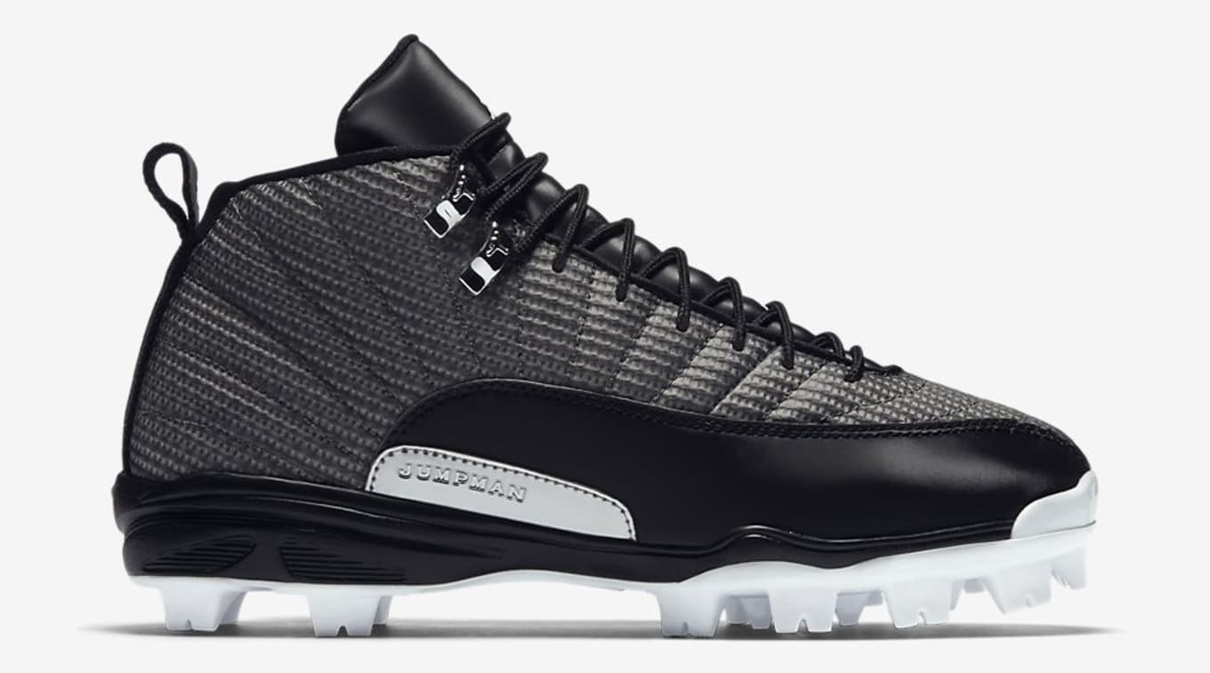 jordan 12 baseball cleats metal