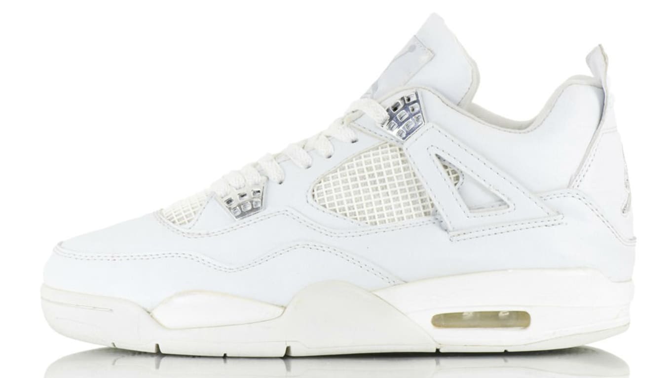 pure white jordan 4