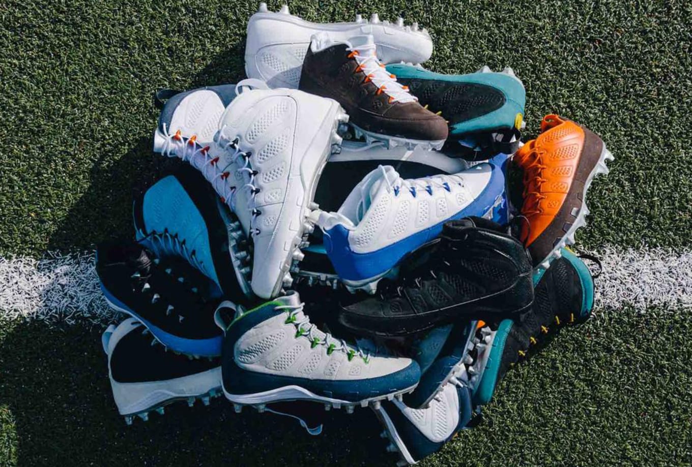 jordan 9 football cleats online -