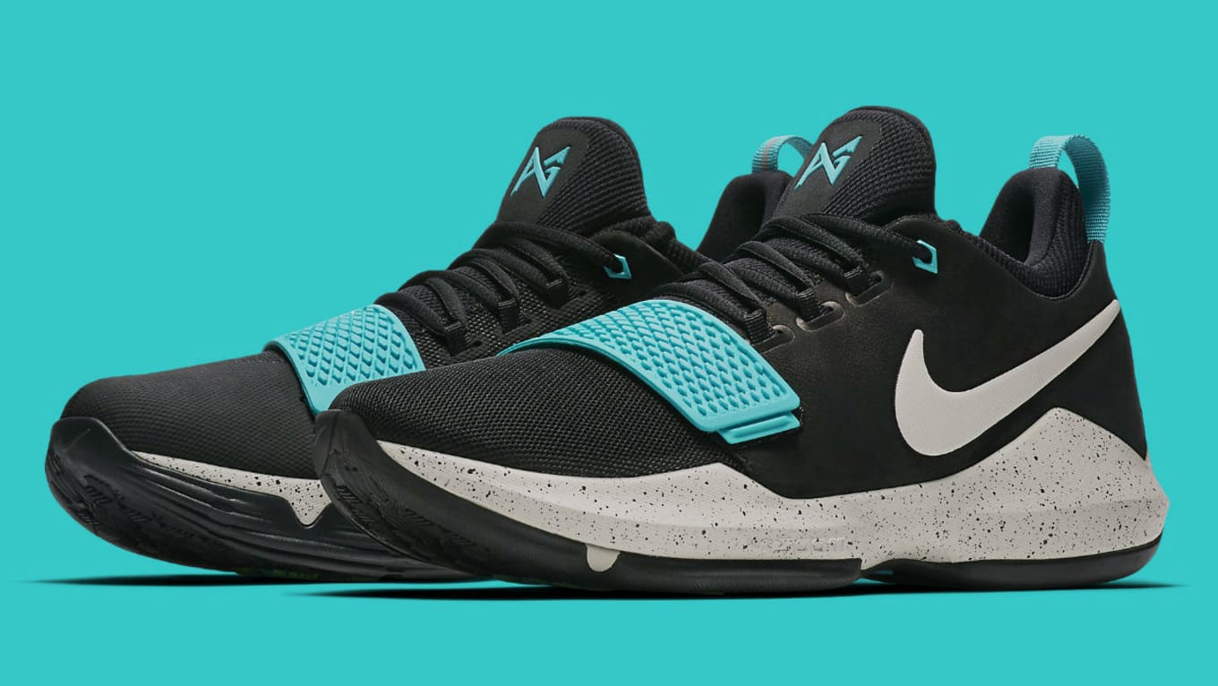 Nike PG 1 Black Light Bone Light Aqua 