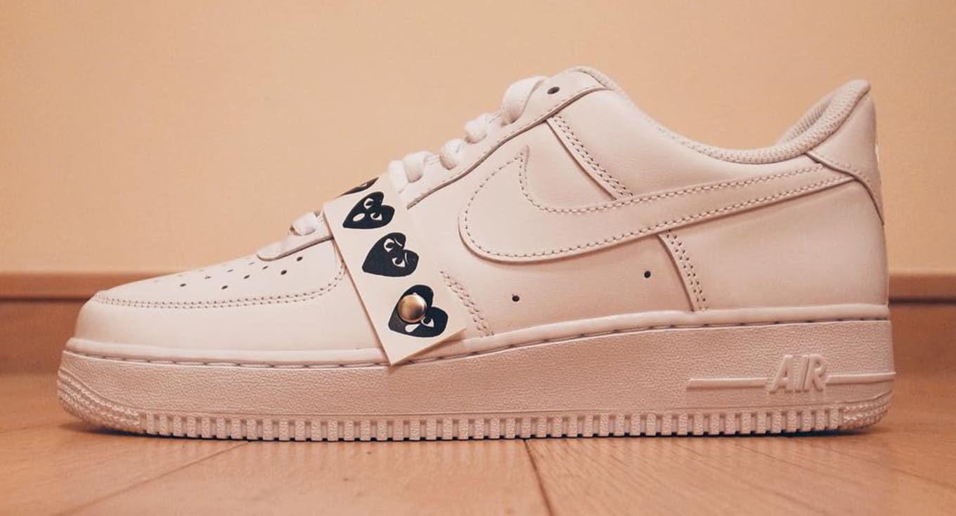 comme des garcon nike air force 1