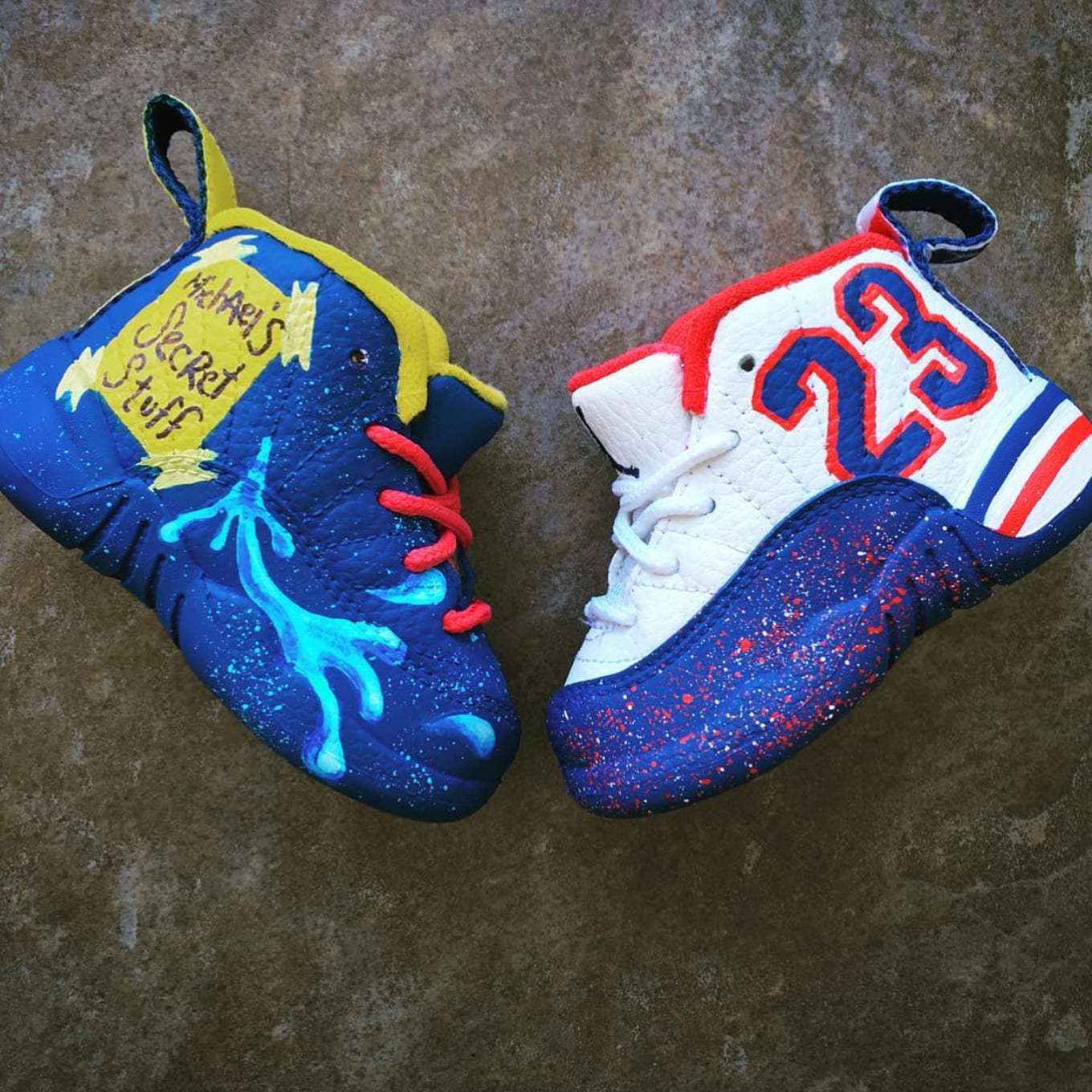 custom space jam jordans