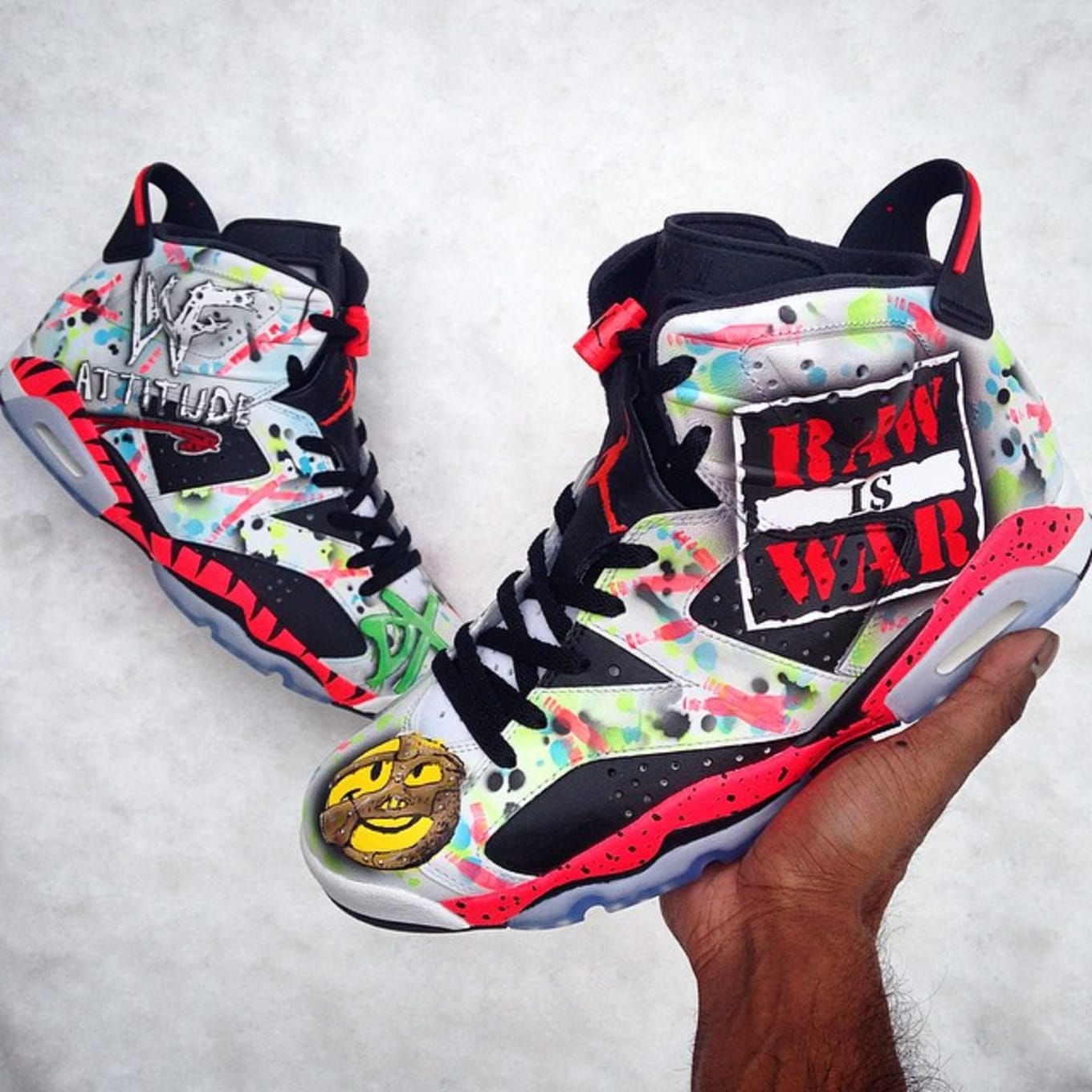 wwe custom shoes