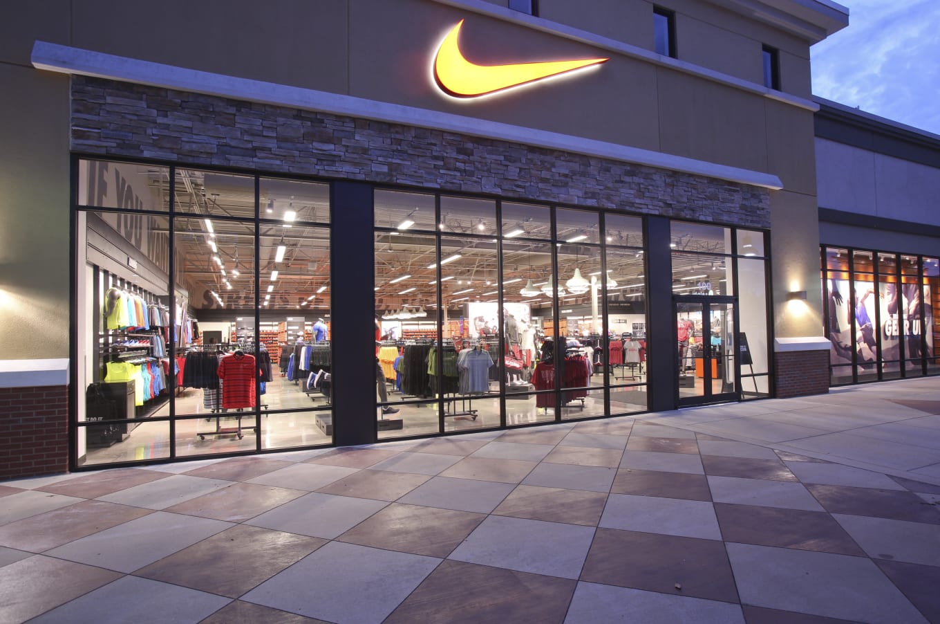 Nike stores top