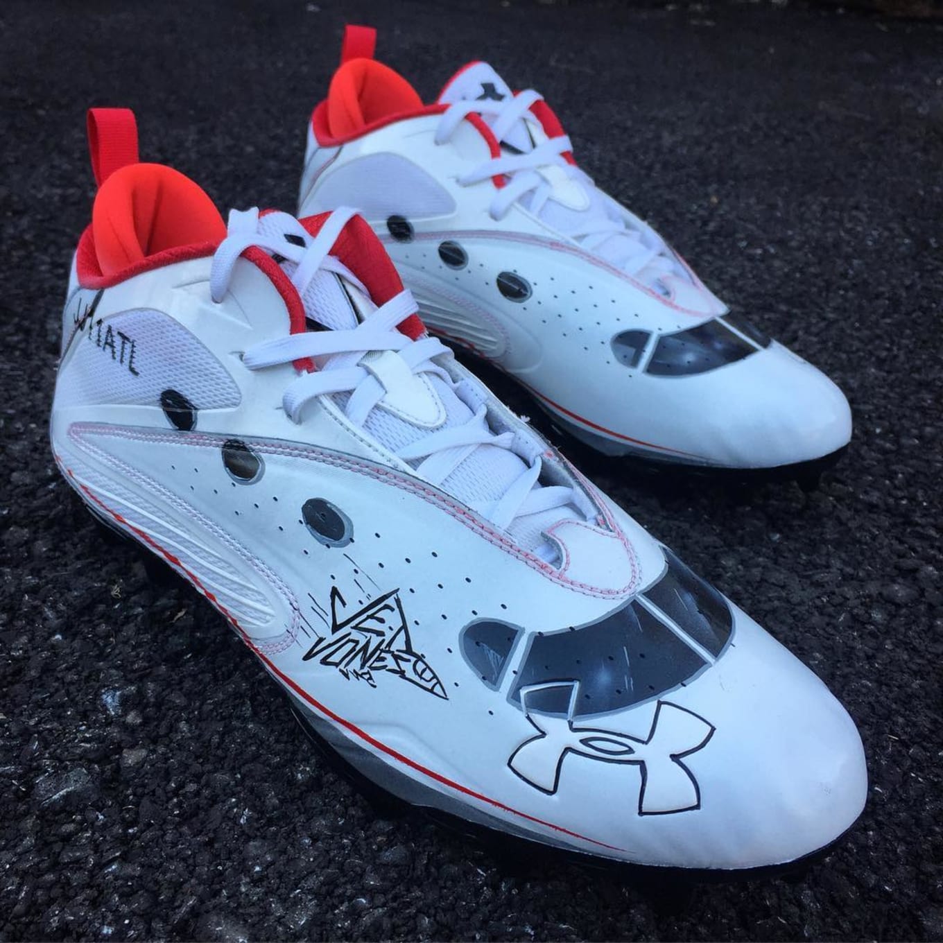 Julio Jones Under Armour Jet Airplane Cleats By Kreative Sole Collector