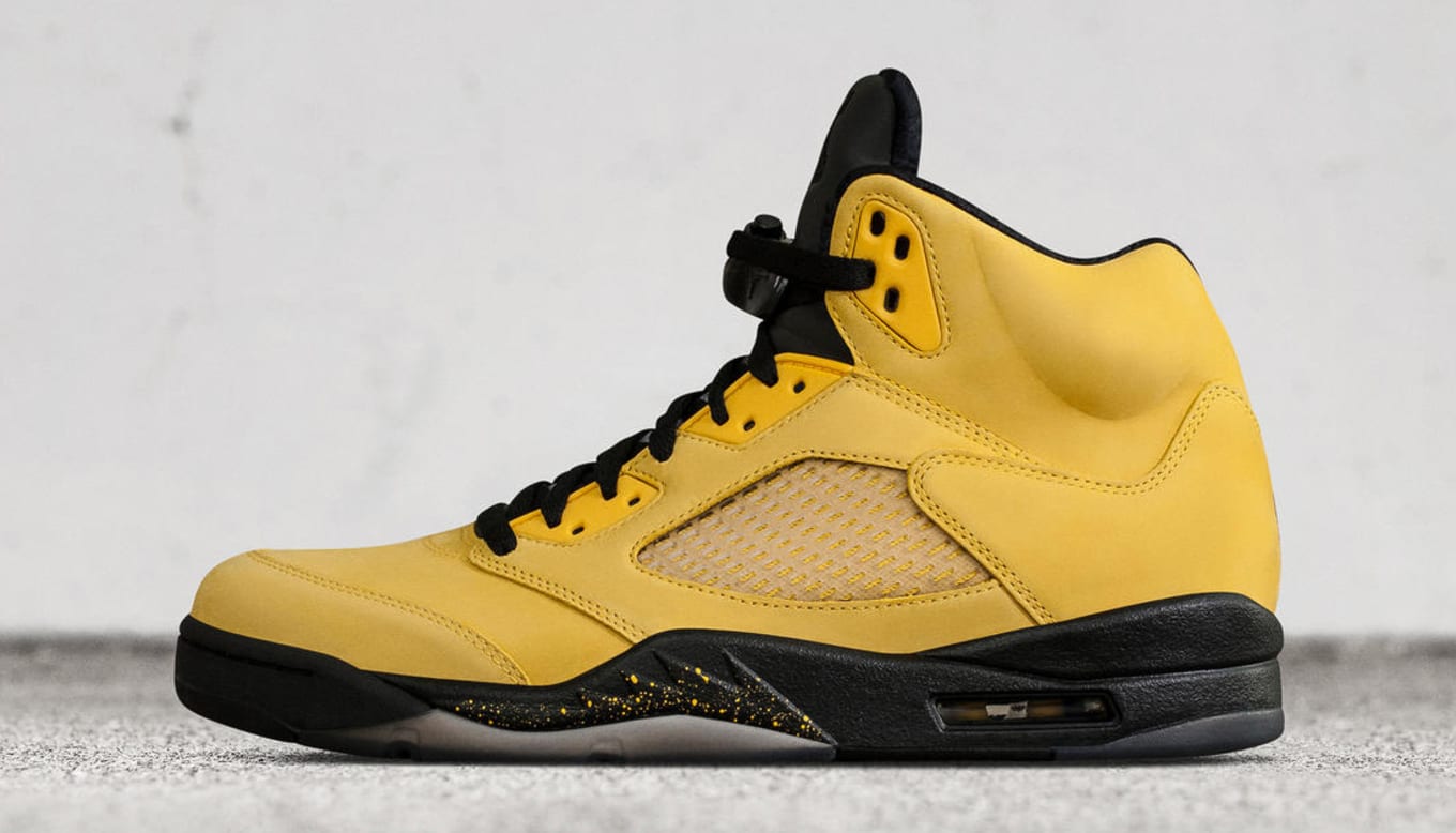 yellow jordan 5s