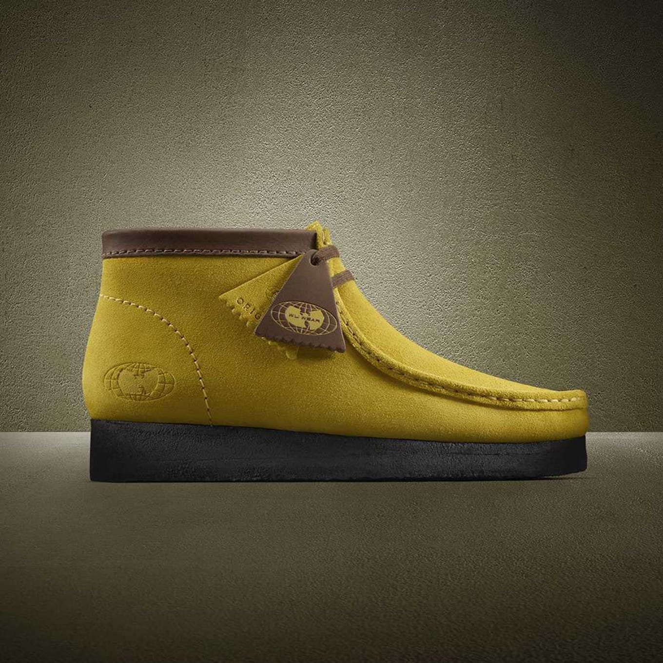 wu tang wallabee yellow