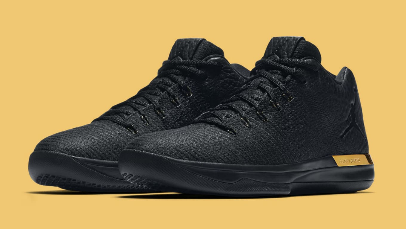 jordan 31 black and gold