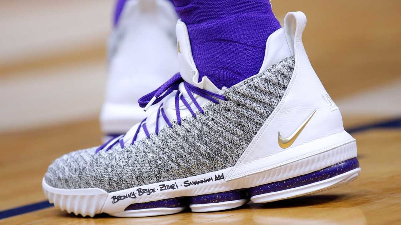 lebron 16 purple and gold