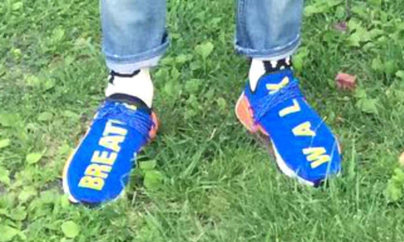 Nmd blue and yellow clearance