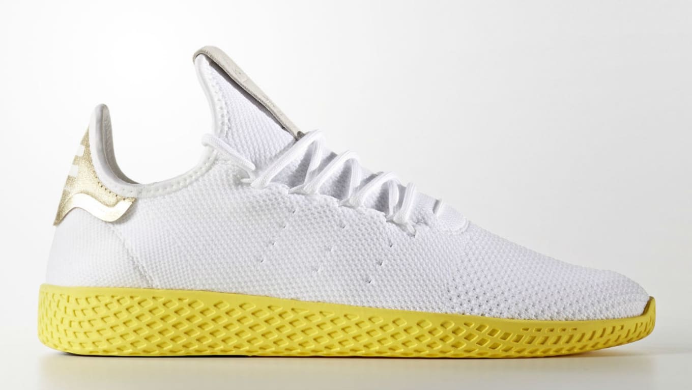 Pharrell x Adidas Tennis Hu White Yellow Release Date BY2674 | Sole  Collector