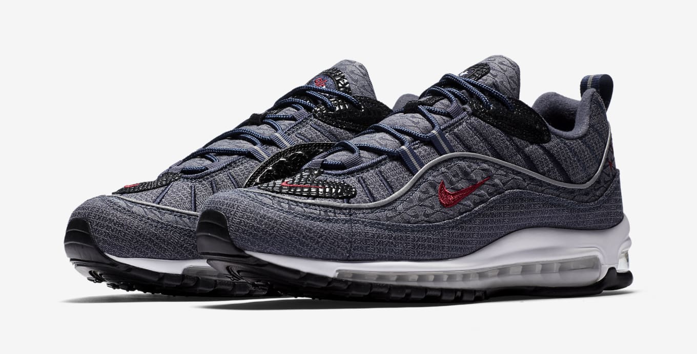 Denim Nike Air Max 98 924462-400 | Sole 