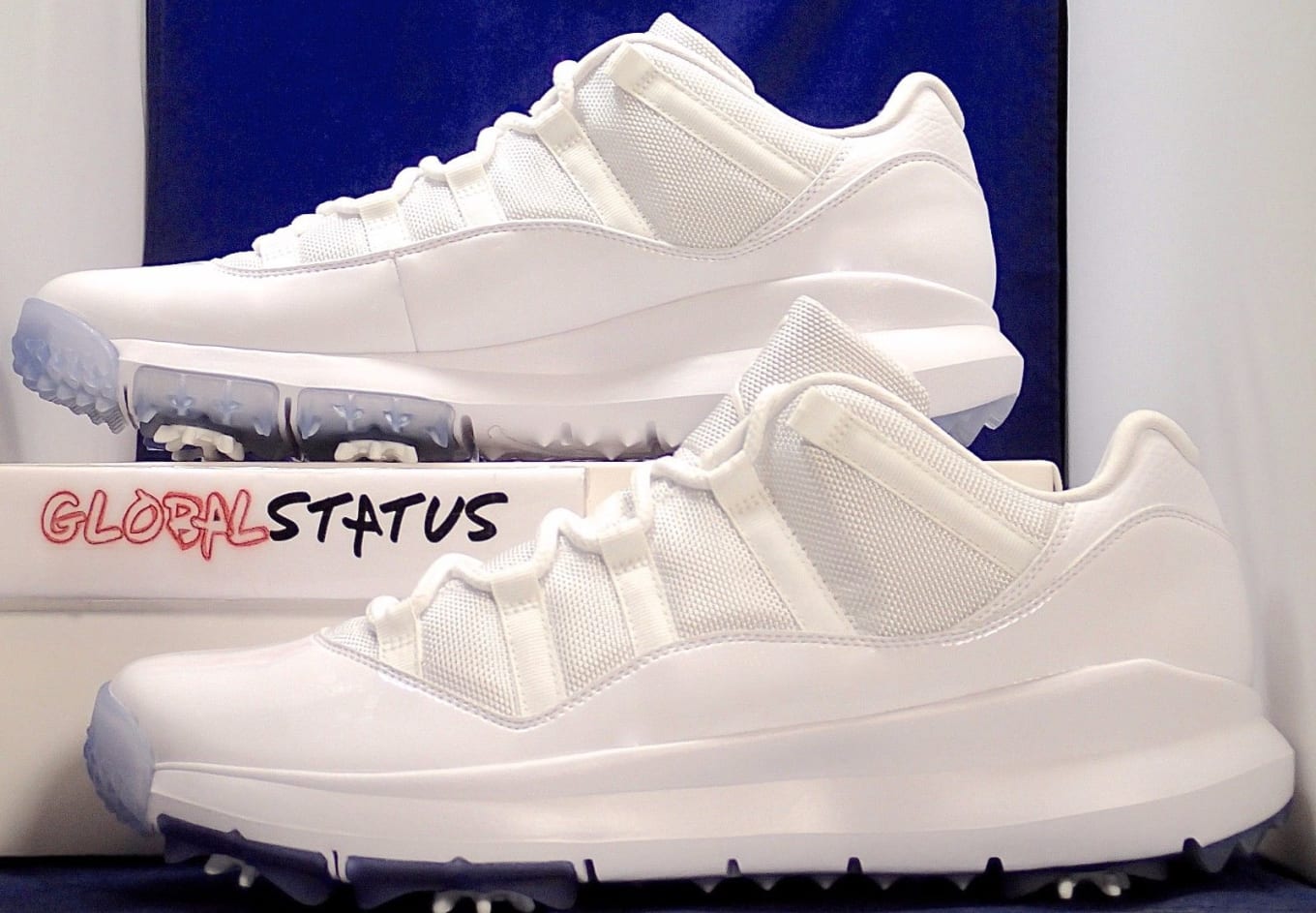 white jordan golf shoes