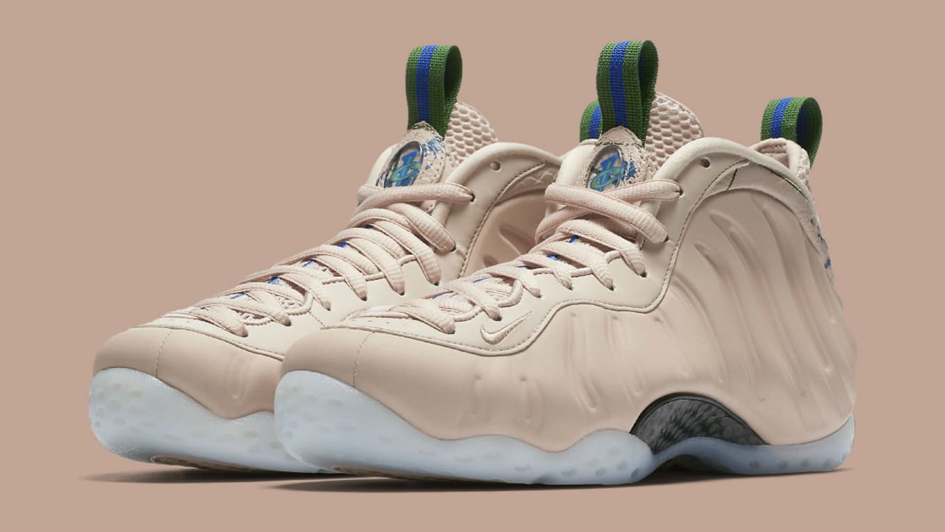 nike air foamposite one particle beige