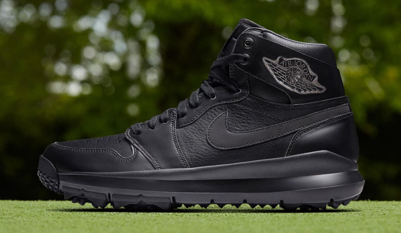 jordan black golf shoes