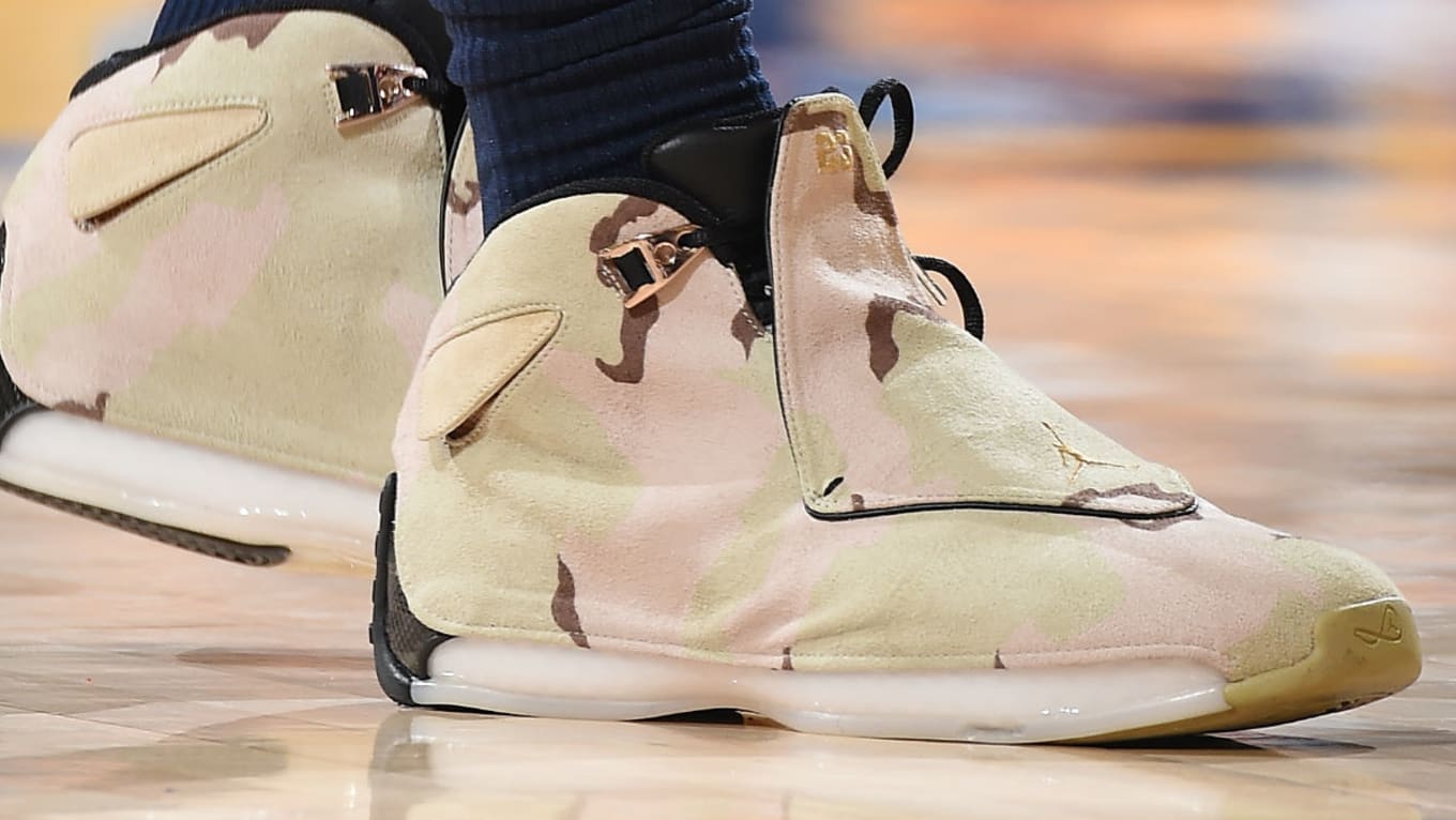 Jimmy Butler Air Jordan 18 Veterans Day Pe Sole Collector