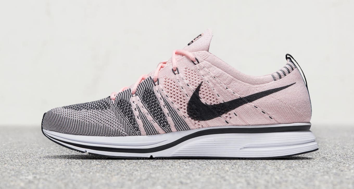 pale grey flyknit trainer