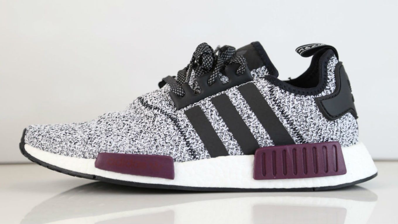 Champs adidas NMD White Black Burgundy 