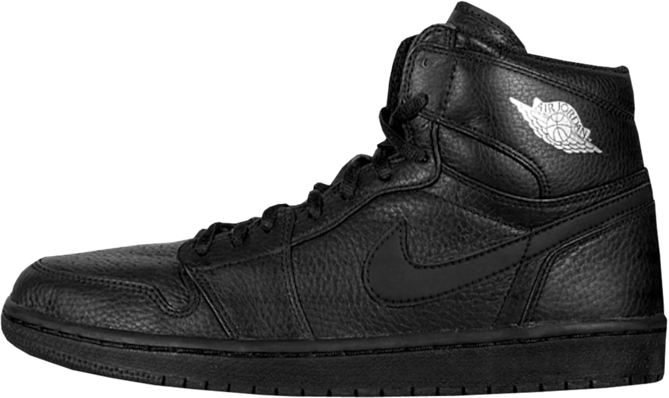 full black jordan 1