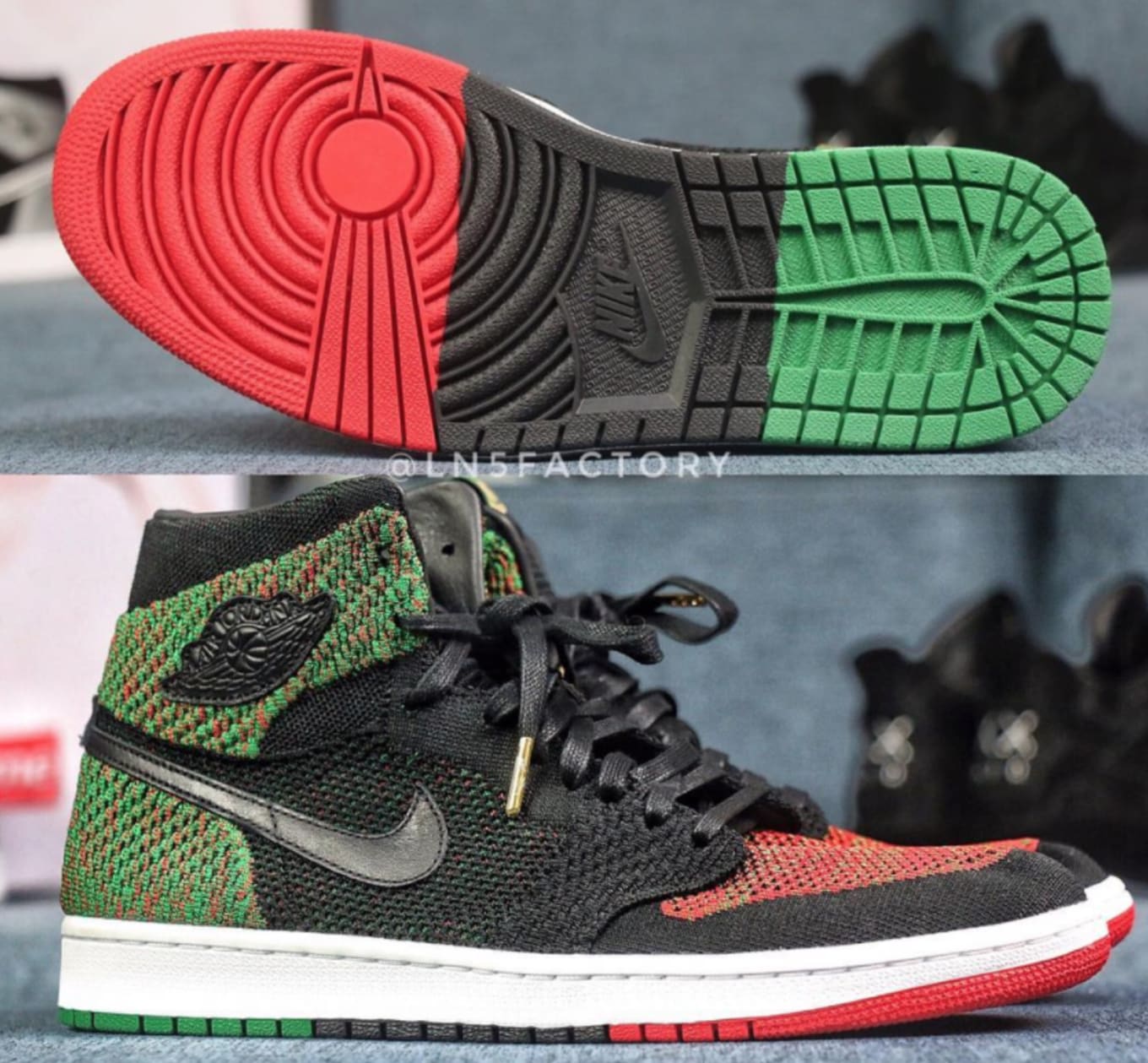 jordan 1 flyknit black history month