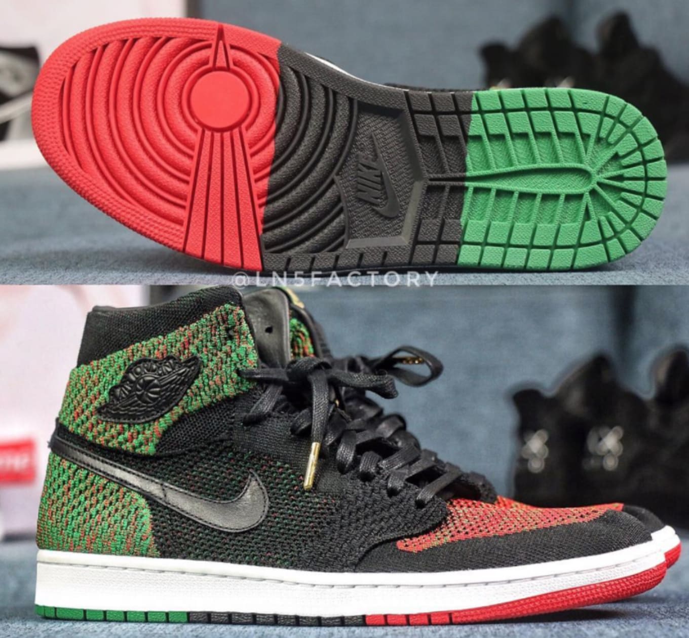 air jordan 1 flyknit bhm