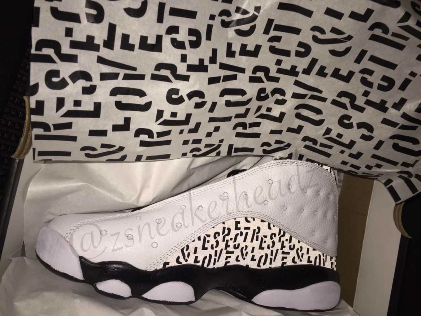 jordan 13 retro love and respect